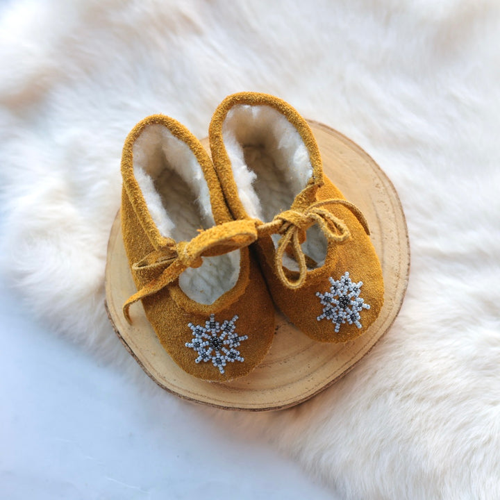 T. Sullivan Toddler Blue Snowflake Ballerina Slipper