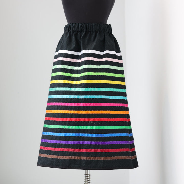 Carol B. Rainbow Ribbon Skirt