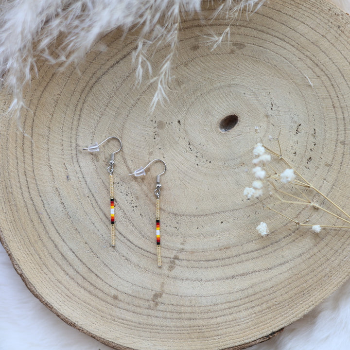 Sophie's Creations Simple Single-Strand Beaded Earrings