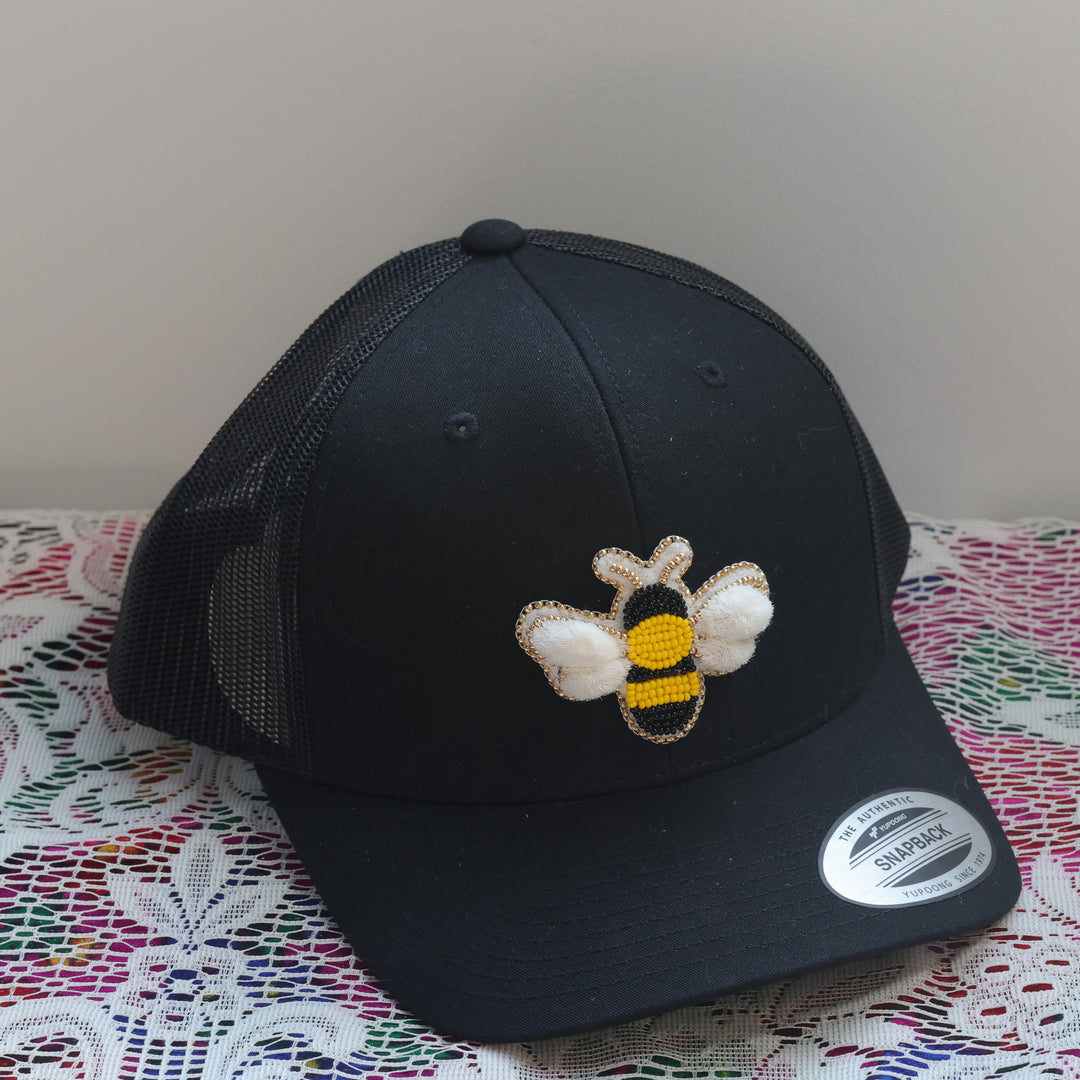 Feline Fancy Eh Tufted Bee Snapback Hat