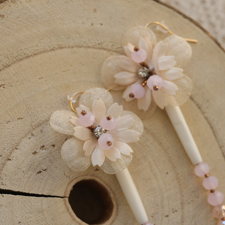Vibes & a Vision Bison Bone Flower Earrings