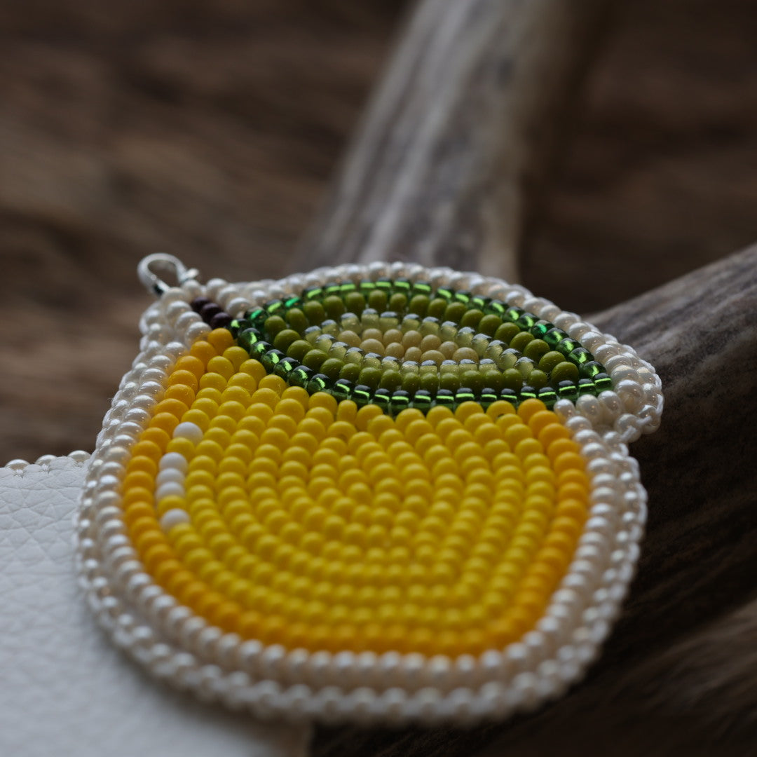 Keegan W. Lemon Beaded Earrings