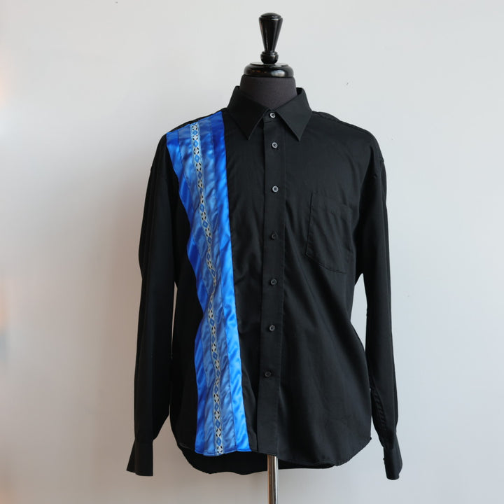 Phoenyx Designs Blue & Black Ribbon Shirt