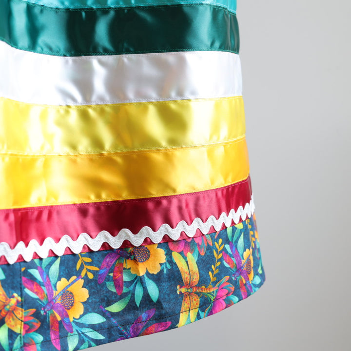 Margaret R. Green Dragonfly Ribbon Skirt