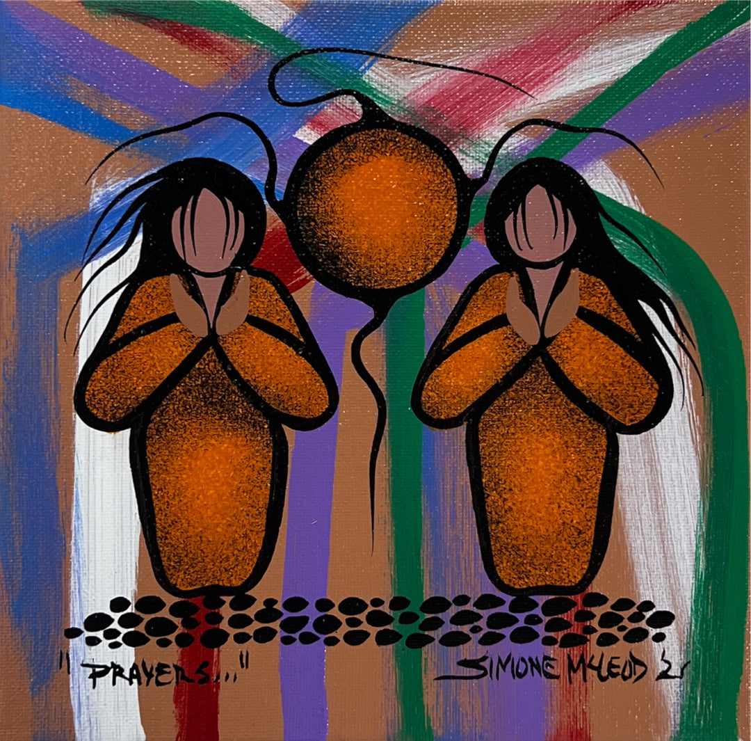 Simone McLeod 8"x8" Original Paintings (2025)