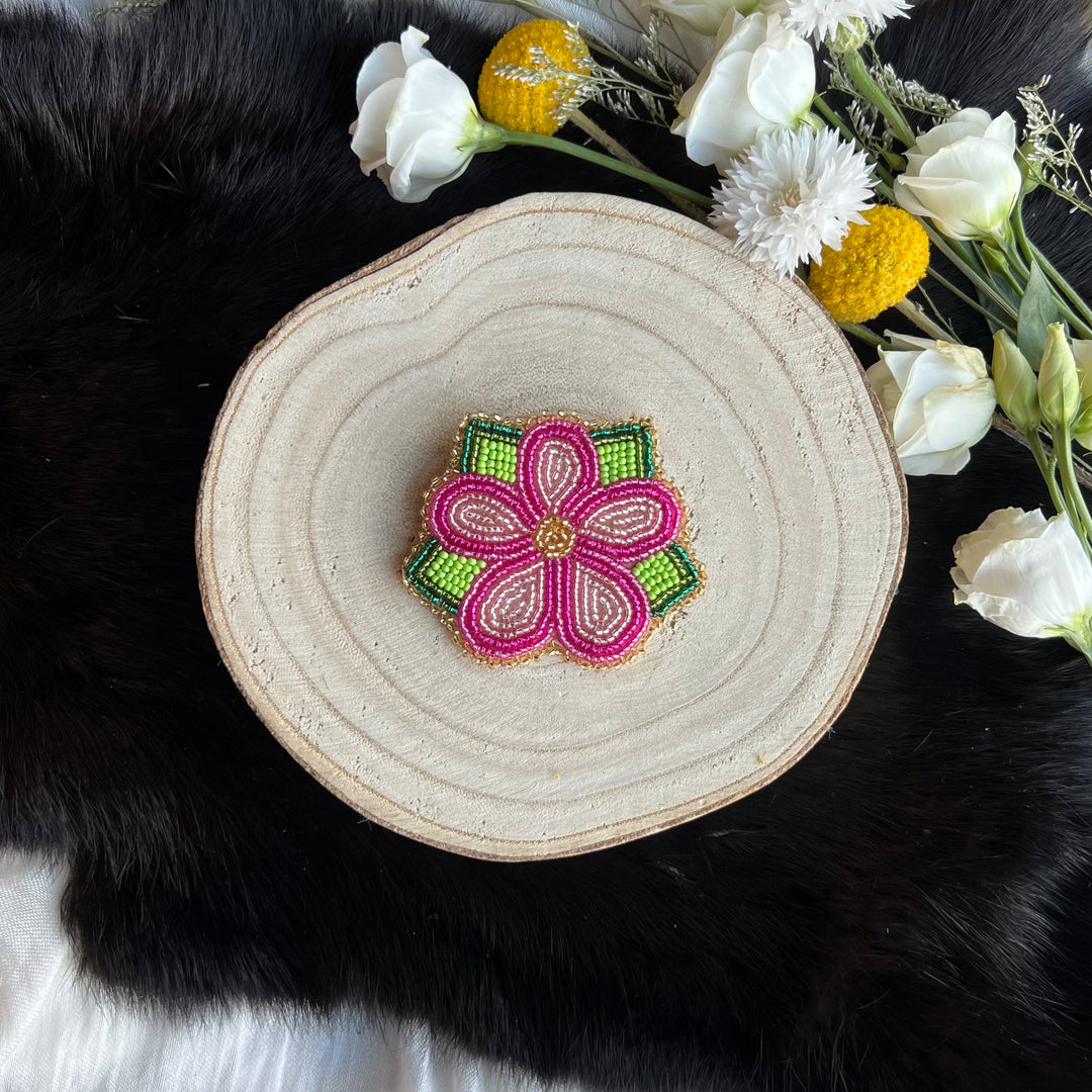 Ironstar Co. Beaded Floral Pins