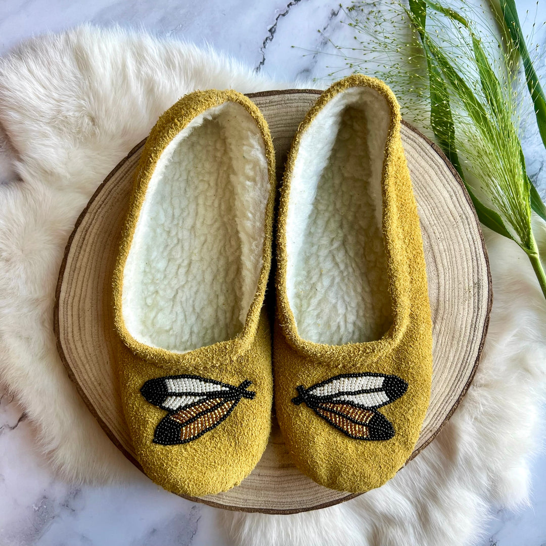T. Sullivan's Women's Tan Ballet Style Moccasins