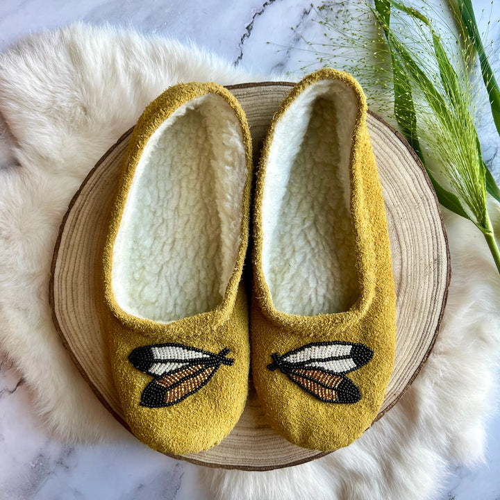 T. Sullivan's Women's Tan Ballet Style Moccasins