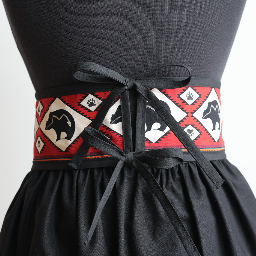 Phoenyx Designs Blue & Orange Ribbon Skirt & Belt