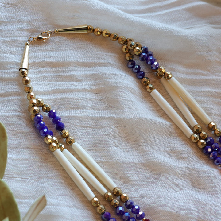Dee Iyapes Tiered Bone Necklaces