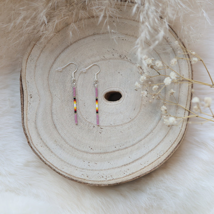 Sophie's Creations Simple Single-Strand Beaded Earrings