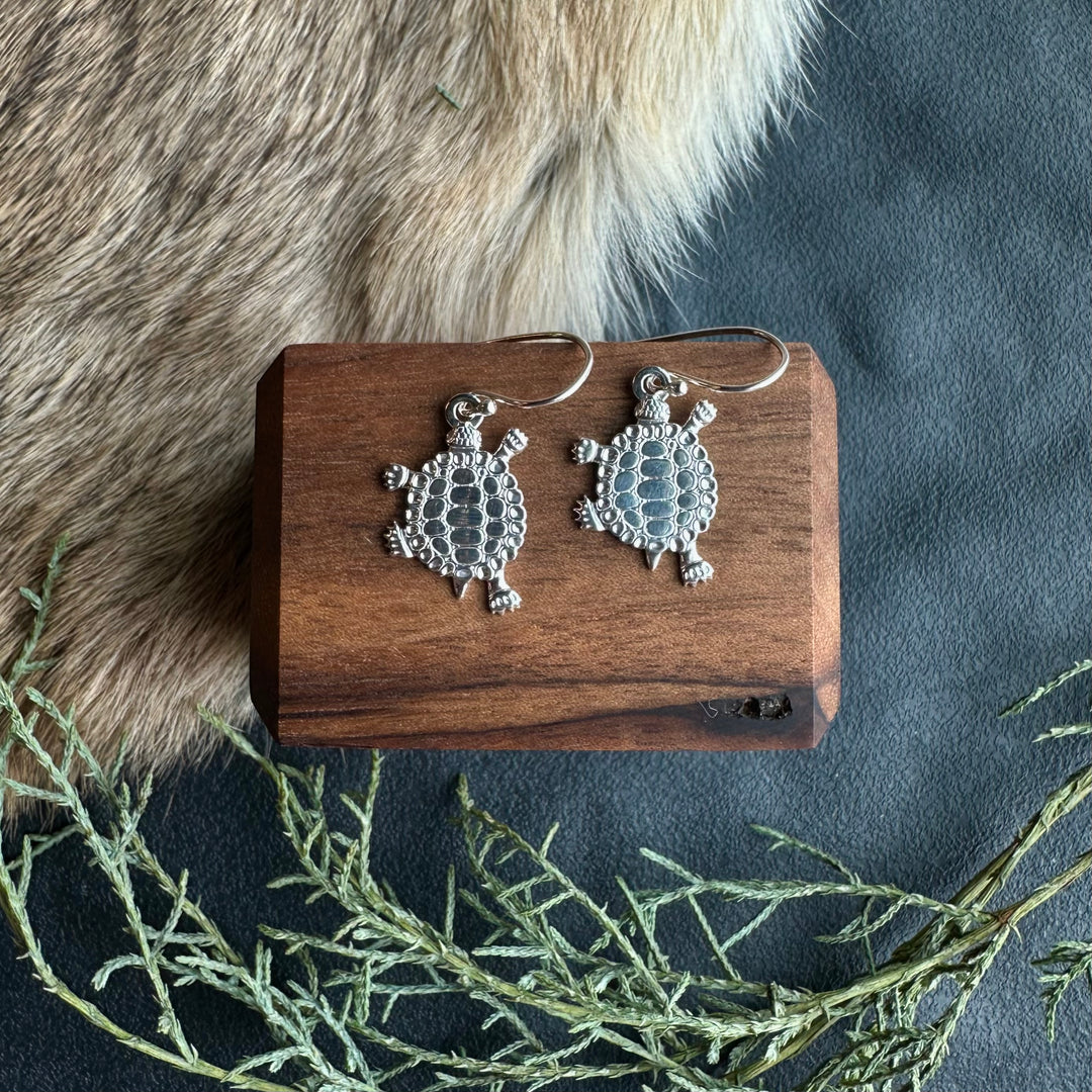 Medicine Bear Arts Turtle Teachings Earrings & Pendant