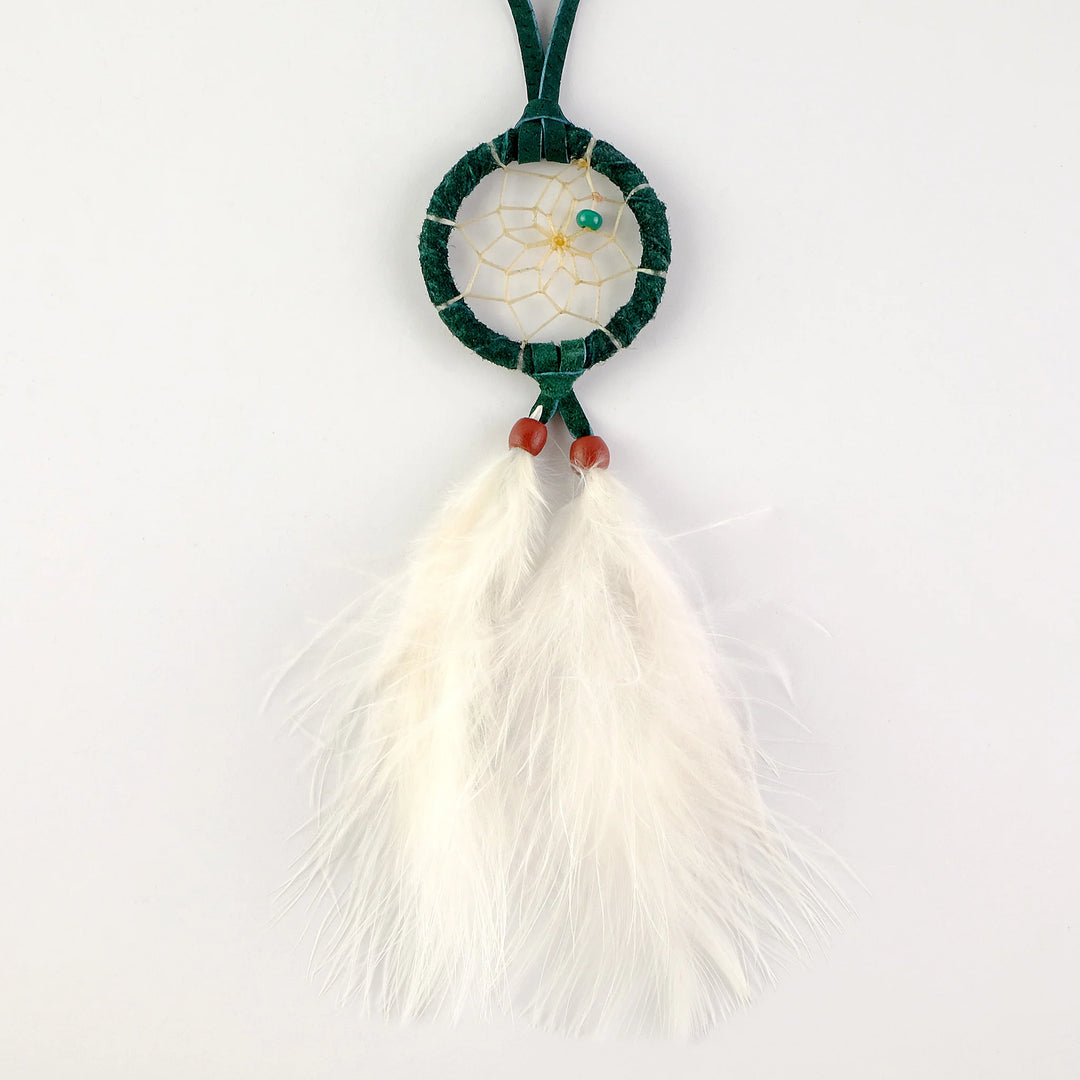 Monague 1.5" Natural Dream Catchers with Fluff Feathers