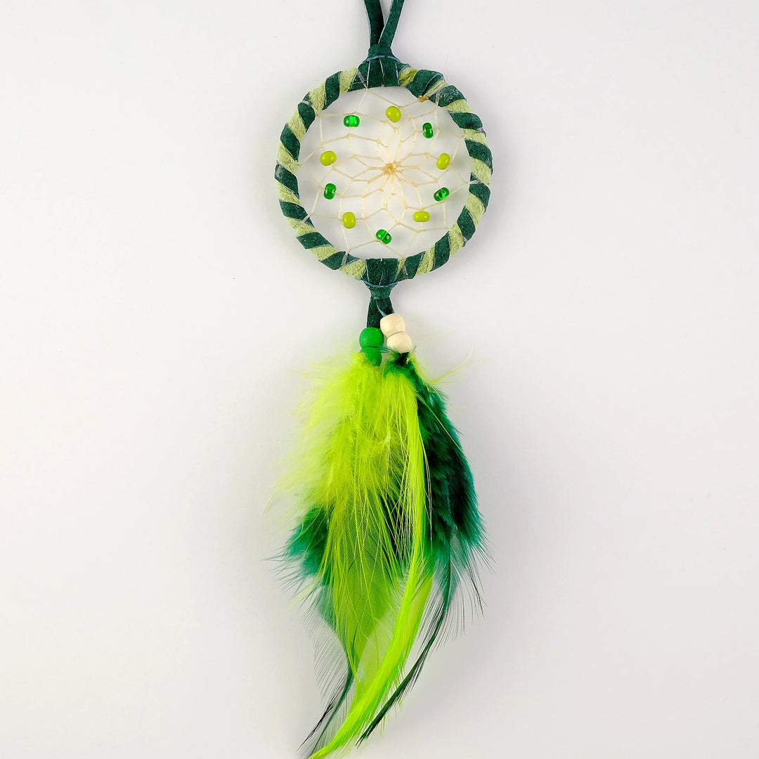 Monague 2" Double-wrapped Green/LimeDream Catcher
