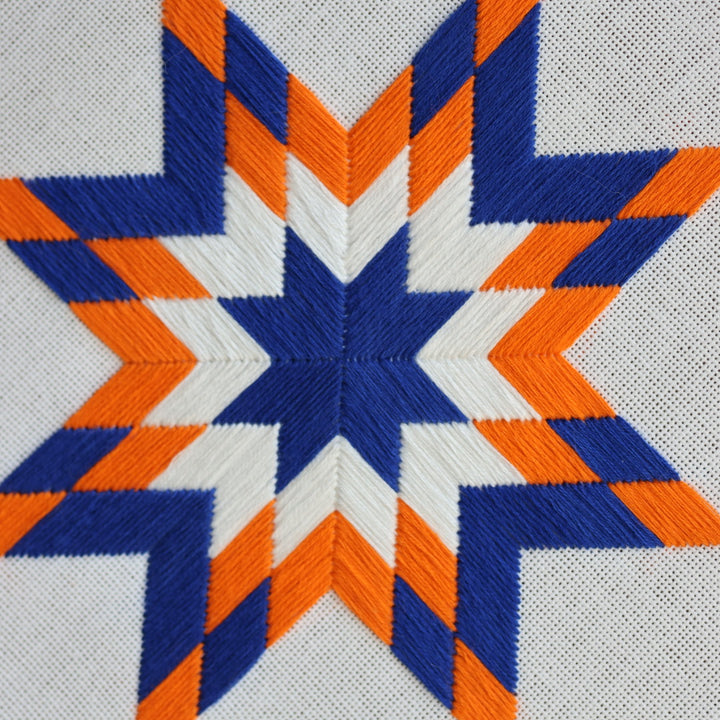Janene A. Wintery Lone Star Quilt Embroidery Hoops