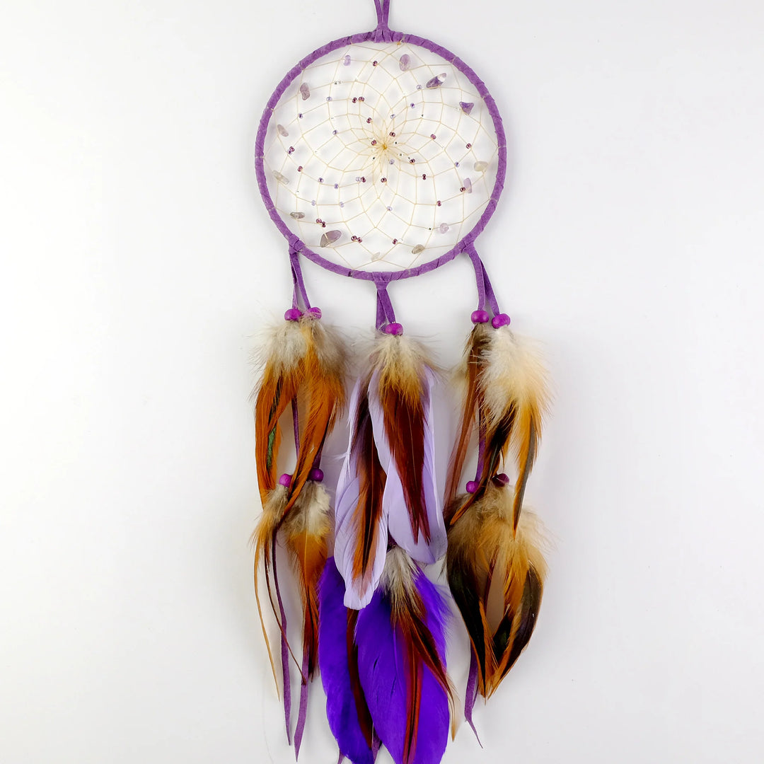 Monague 5" Purple Ombre Beaded Dream Catcher