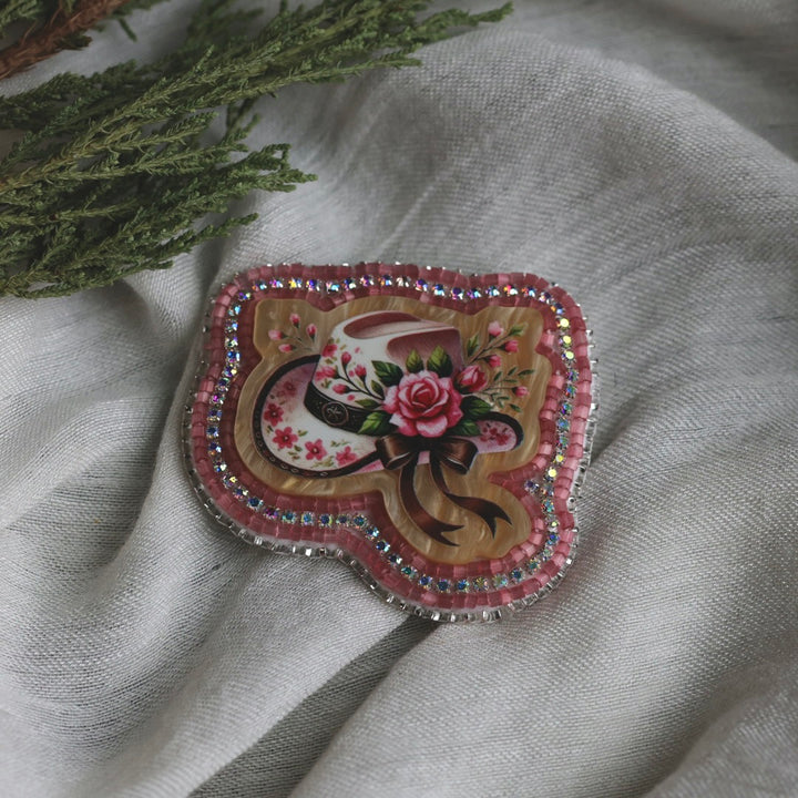 Pauline M. Cowboy Beaded Pins