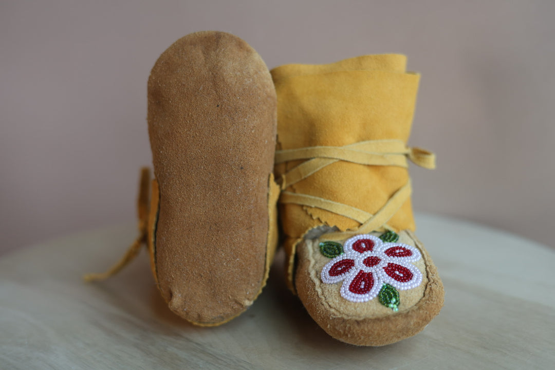 Emily J. Infant Moose Hide Wraparounds