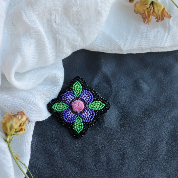 Beth Rose Designs Jade Collection Floral Brooches