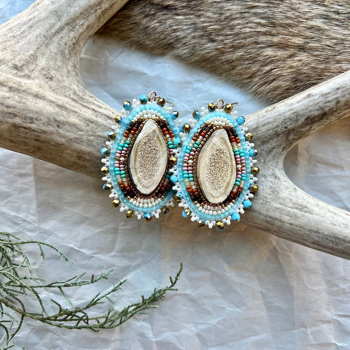 Keegan W. Antler Earrings