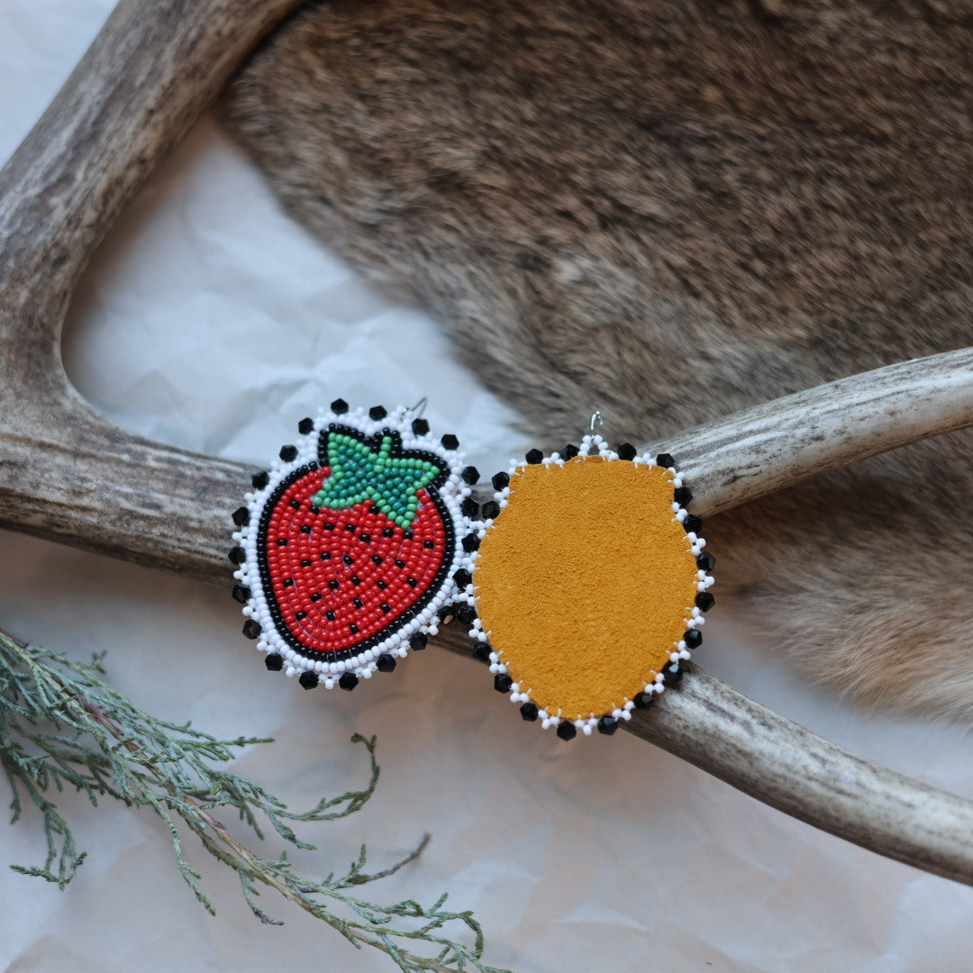 Keegan W. Strawberry Drop Earrings