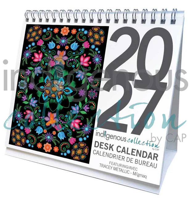 CAP Tracey Metallic 2027 Desk Calendar