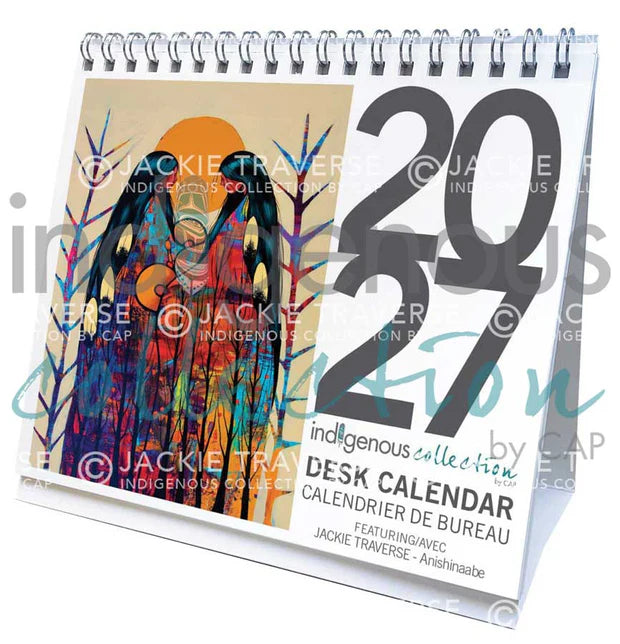 CAP Jackie Traverse 2027 Desk Calendar