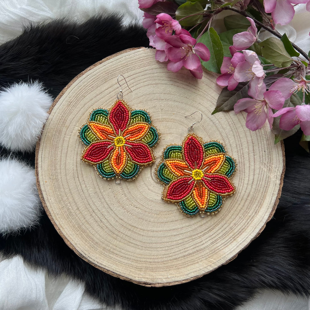 Ironstar Co. Lily Convertible Beaded Earrings