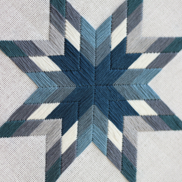 Janene A. Wintery Lone Star Quilt Embroidery Hoops