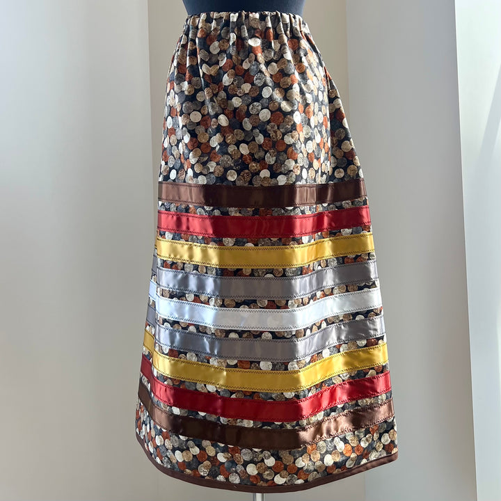 Vi's CREE-ations Polka Dot Ribbon Skirt