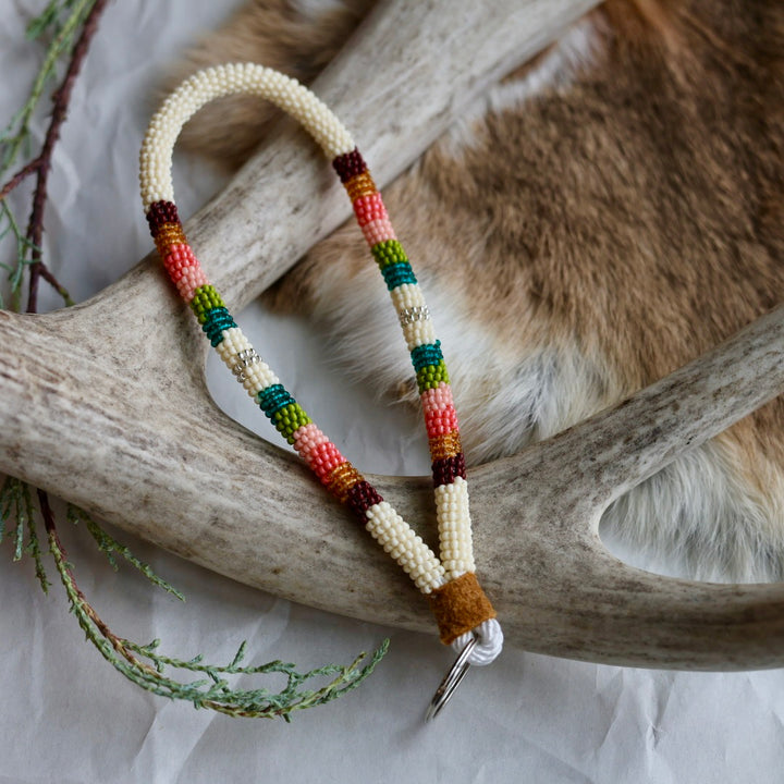 Keegan W. Striped Wrist Lanyard