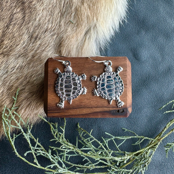Medicine Bear Arts Turtle Teachings Earrings & Pendant