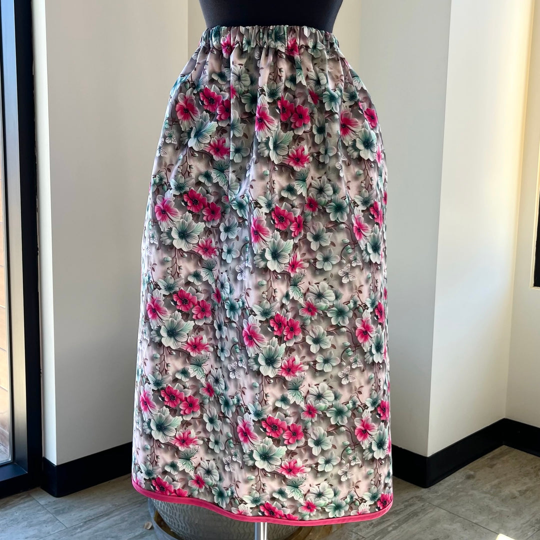 Vi's CREE-ations Floral Traditional Skirt