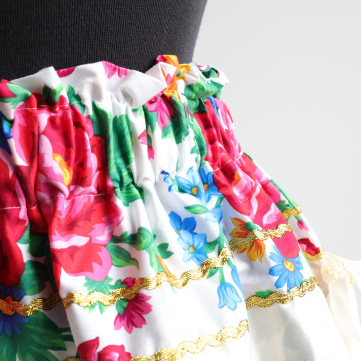 Handmade by Emily White Ribbon Skirt