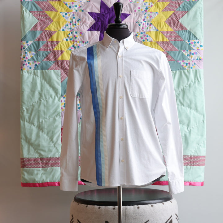 Yellow Mudd Designs Blue Ribbon Shirt