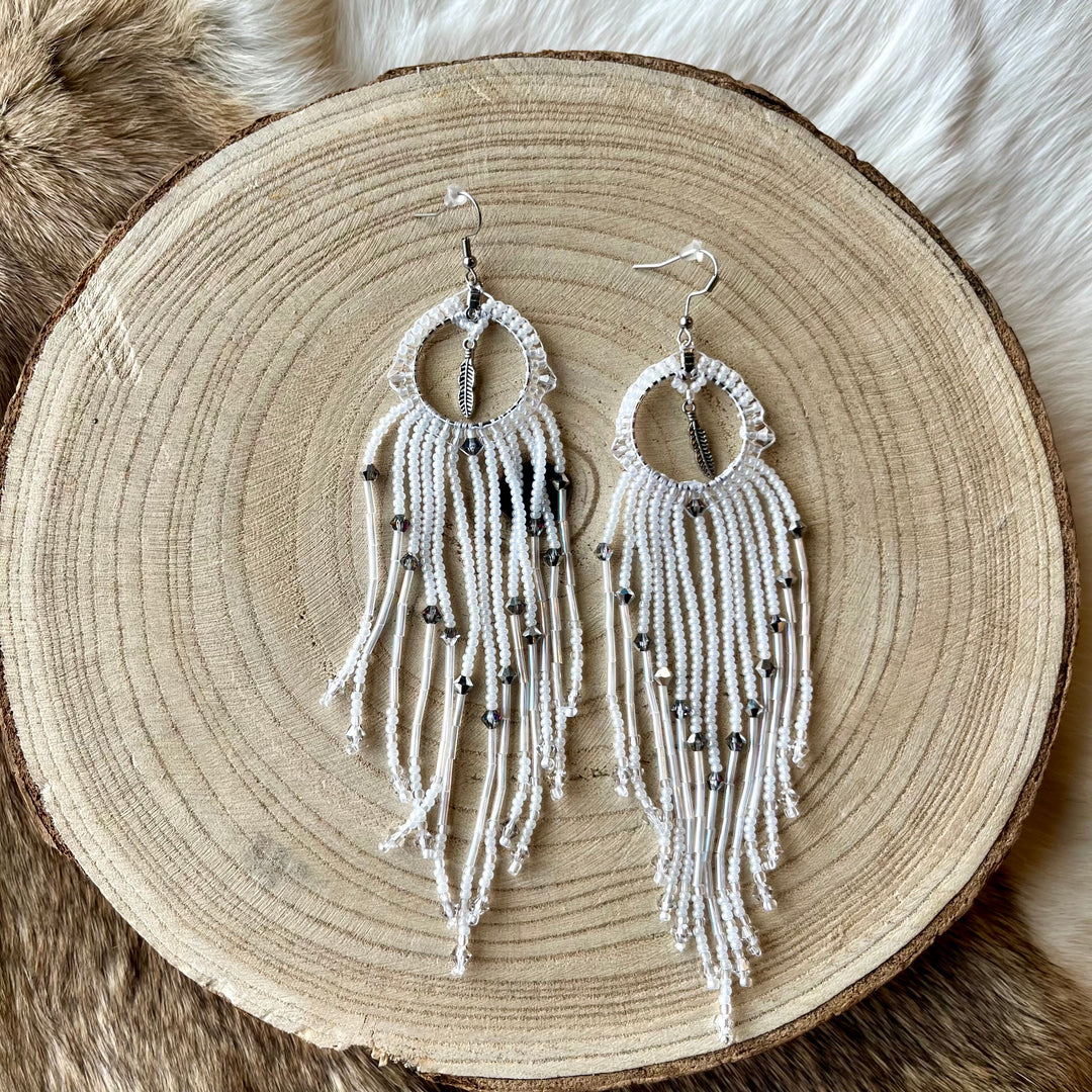 Lillian S. Dreamcatcher Fringe Earrings