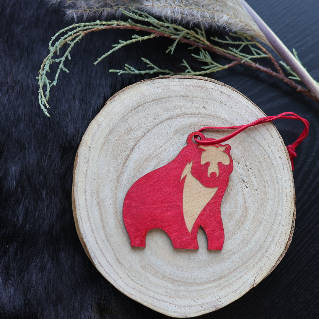 Pimâcihisowin Polar Bear Hanging Ornament