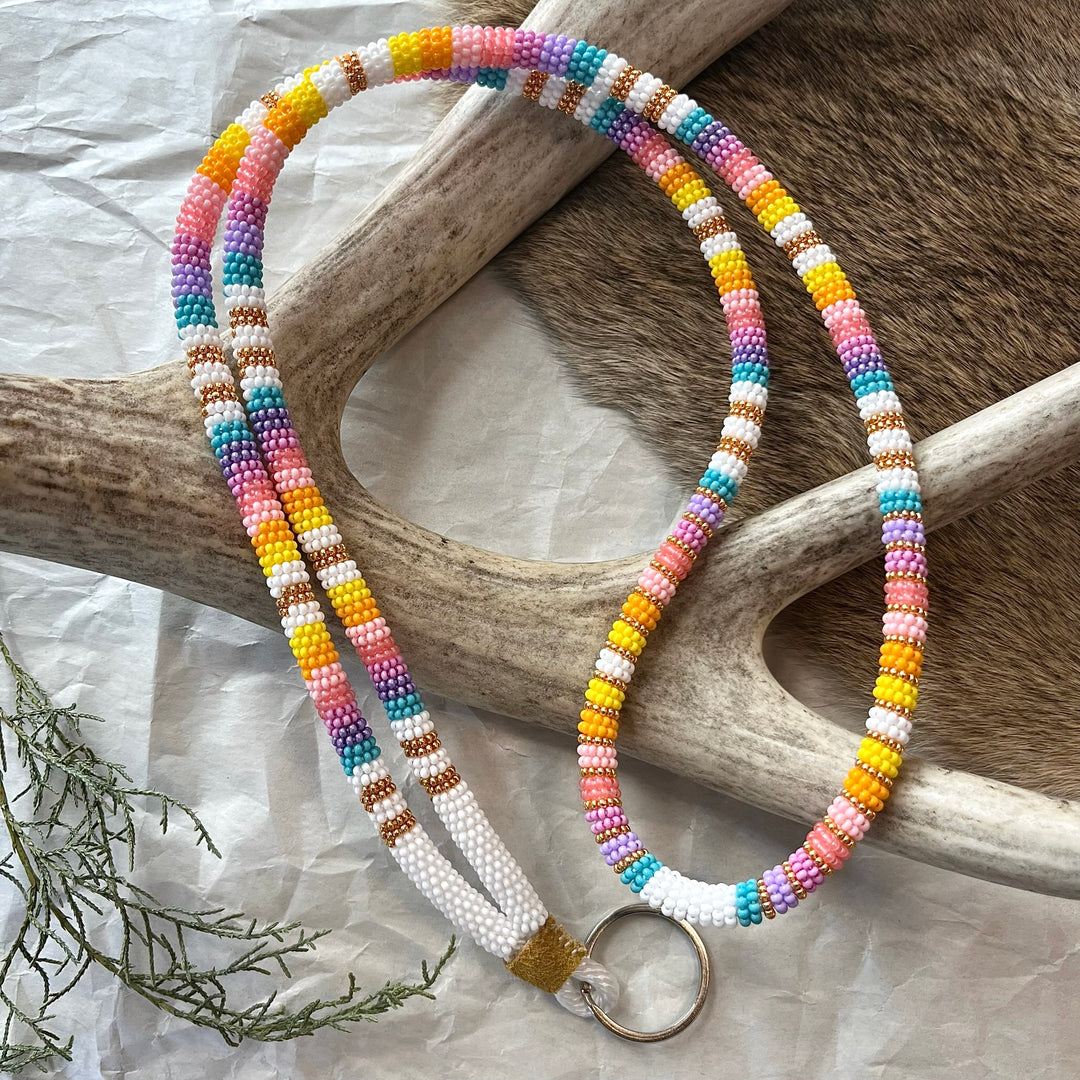 Keegan W. Beaded Neck Lanyards