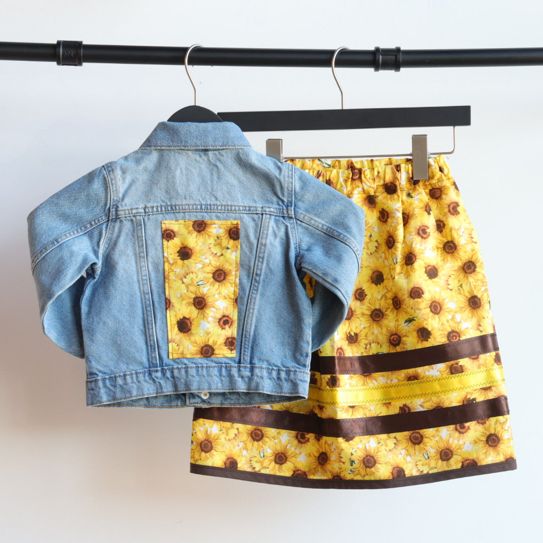Vi's CREE-ations Sunflower Toddler Ribbon Set