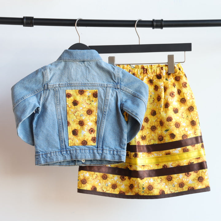Vi's CREE-ations Sunflower Toddler Ribbon Set