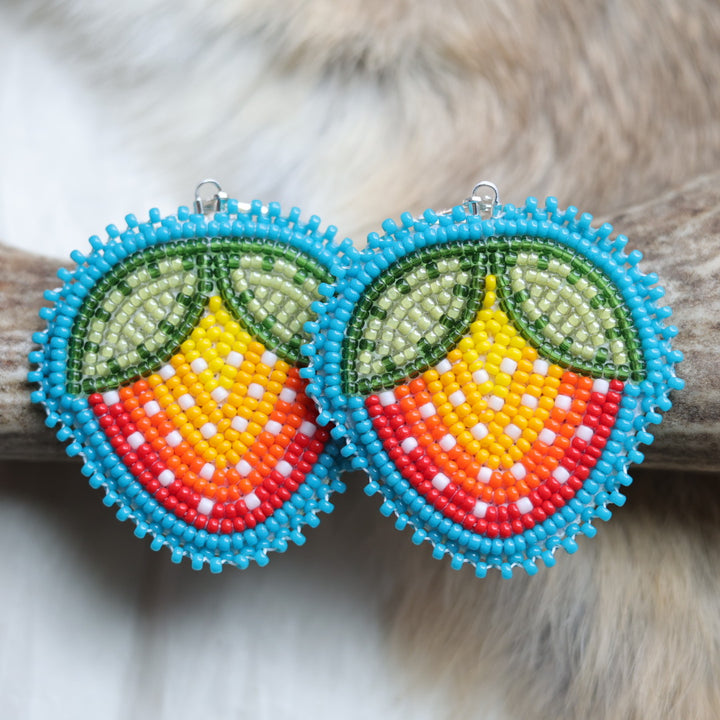Keegan W. Heartberry Beaded Earrings