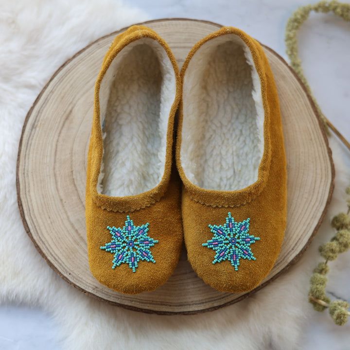 T.Sullivan Size 8 Women Teal Star Ballerina Slippers