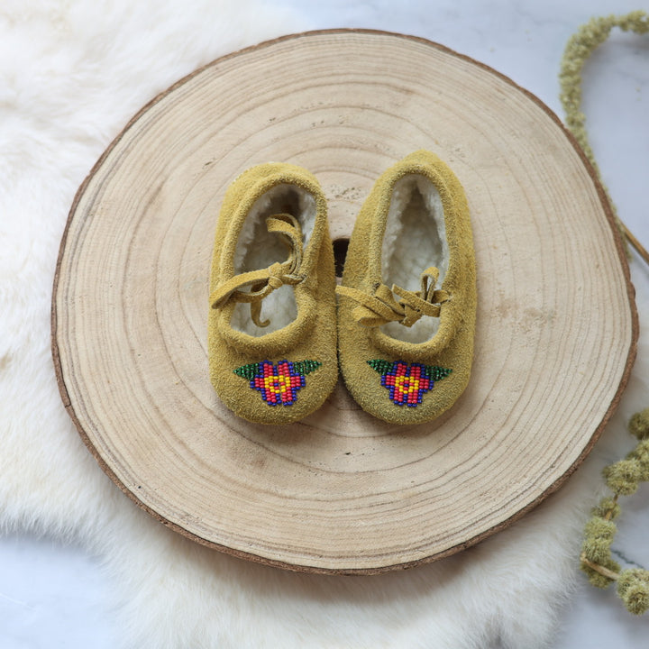 T. Sullivan Toddler Pink & Blue Flower Ballerina Slipper
