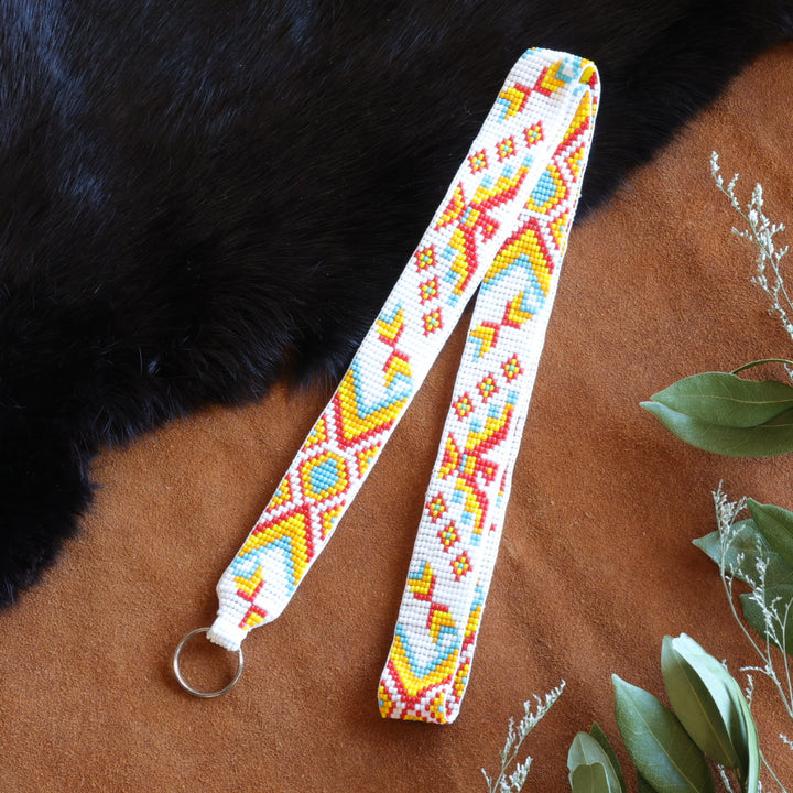 Garrett D. 1" Wide Loomed Neck Lanyard
