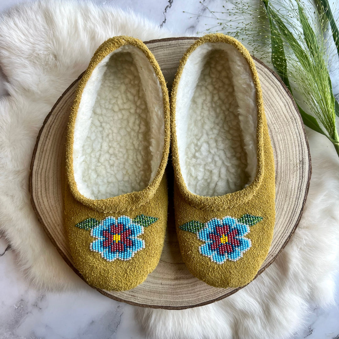 T. Sullivan's Women's Tan Ballet Style Moccasins