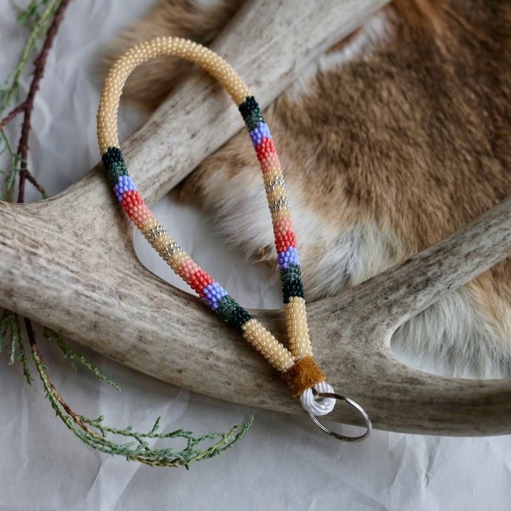 Keegan W. Striped Wrist Lanyard