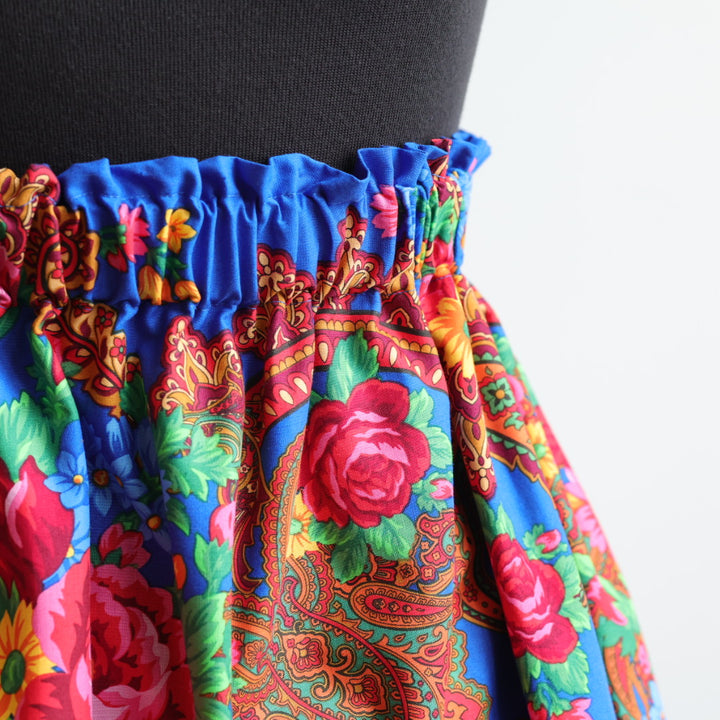 Phoenyx Designs Royal Kokum Floral Ribbon Skirt