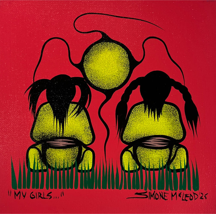 Simone McLeod 8"x8" Original Paintings (2025)