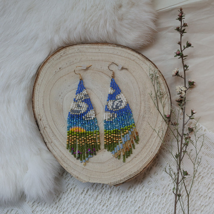 Prairie Moon Treaty 6 Fringe Earrings
