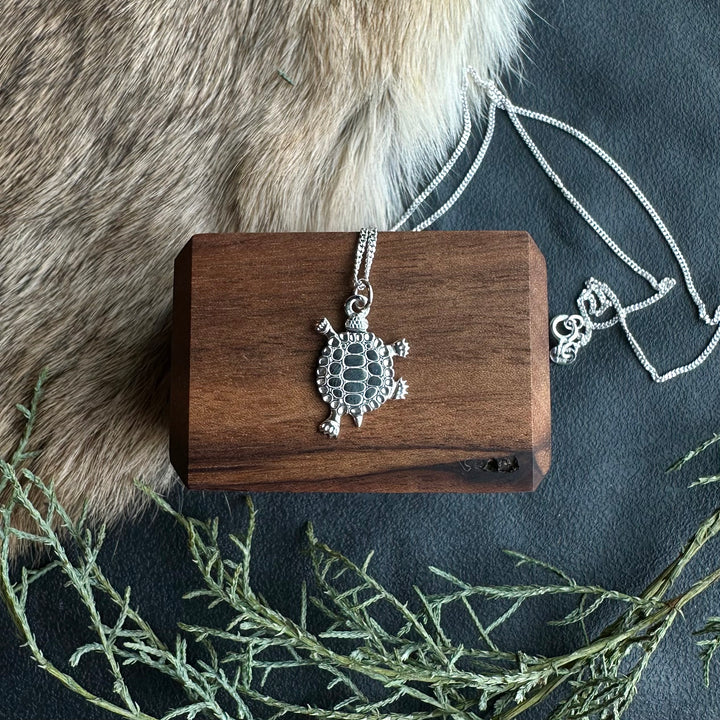 Medicine Bear Arts Turtle Teachings Earrings & Pendant